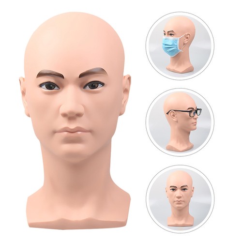 Pvc bald mannequin display - pvc,