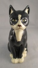Vintage Just Cats & Co Style - Black & White Cat Ornament 
