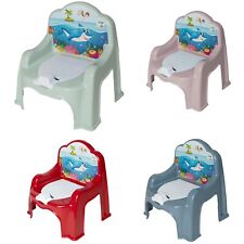 Baby Children Toddlers Kids Potty Training Chair Toilet Seat Plastic Lid 