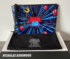NICHOLAS KIRKWOOD LEATHER PAC-MAN CLUTCH BAG POCHETTE MADE IN ITALY