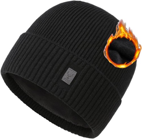 Mens merino wool beanie - wool,