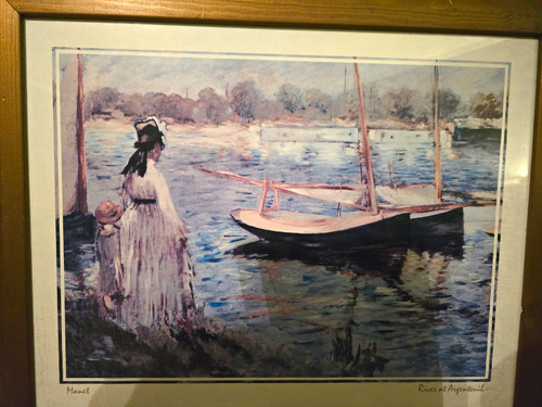 Manet river argenteuil - manet, at