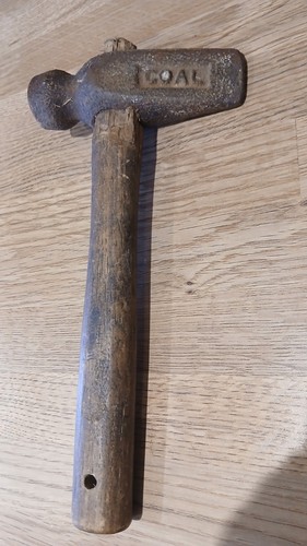 Vintage antique coal hammer - antique,