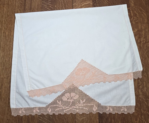 Vintage handmade table runner - handmade,
