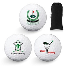 3 Pack Happy Birthday Golf