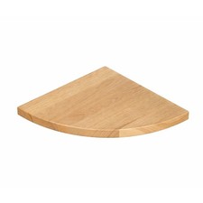 Wood Solid Oak Corner Shelf