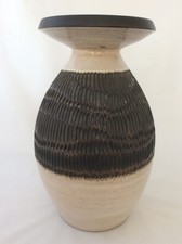 GUY SYDENHAM SUPERB  LARGE SIGNED POOLE POTTERY VASE IN VGC