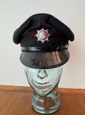 Authentic Vintage Bournemouth Fire Brigade Cap - Rare&Obsolete Badge Uniform Hat