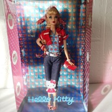 Barbie x Hello Kitty Collaboration SANRIO Apple Tree 2008 Doll  Figure JP Unused