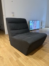 Dwell** dark grey fabric sofa chair super comfy ** mint condition