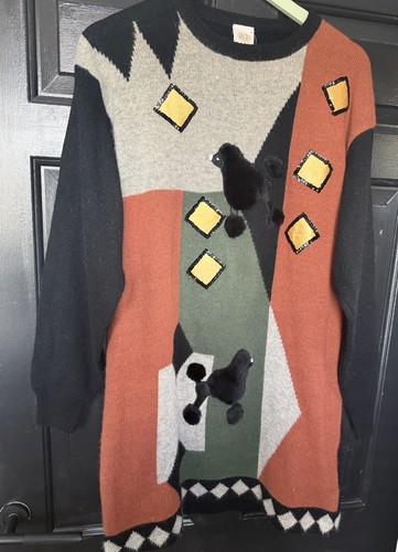 Vintage poodle lambswool