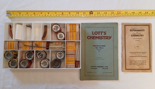 Vintage lott chemistry set - vintage,
