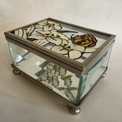 Jewellery trinket box - jewellery, glass