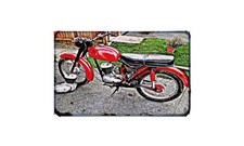 Bsa D7 Motorbike A4 photo