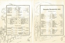 German race dates gallop race