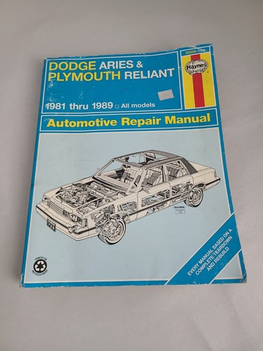 Dodge aries plymouth - &, reliant