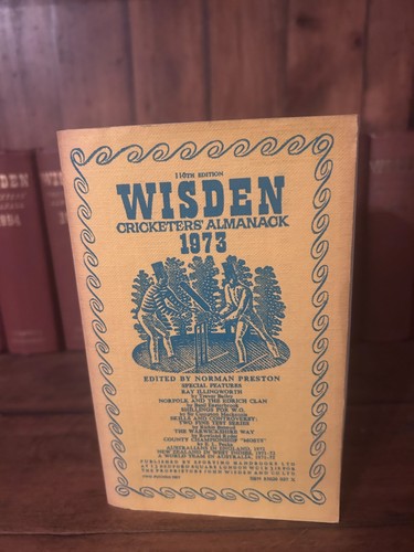 1973wisden cricketers almanack - cricketers,