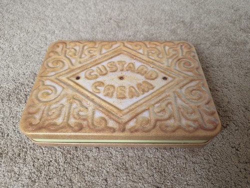 Custard creams biscuit tin - custard,