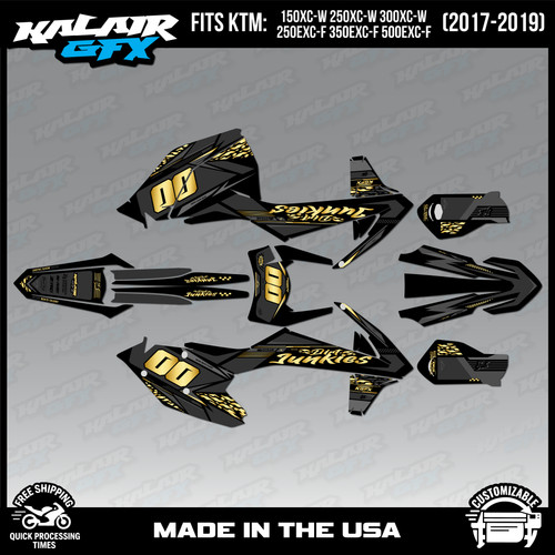 Graphics kit for ktm - graphics,