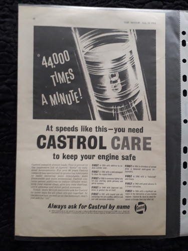 Castrol motor oil vintage - motor,
