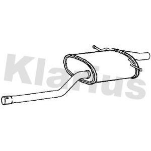 Klarius tail pipe with back - tail,
