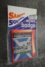 Balmoral Castle Woven Cloth Patch Badge (L17S)