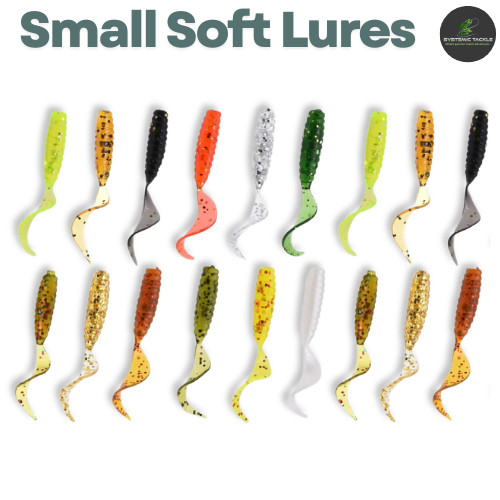 Perch soft lures - drop, shot
