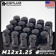 [20] Black 12x1.25 Acorn Wheel