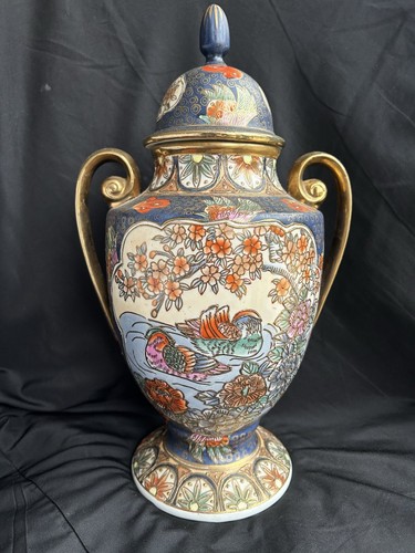 Vtg satsuma hand painted - vtg,
