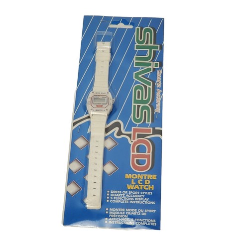 Shivas white lcd montre - lcd,