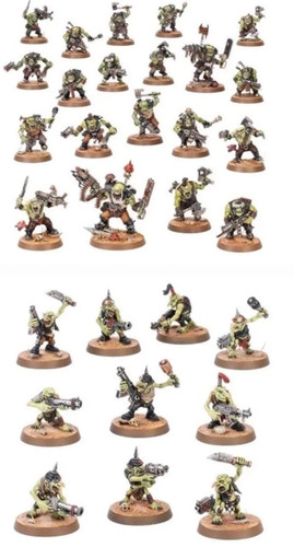 Ork boyz 5 gretchin - 5,