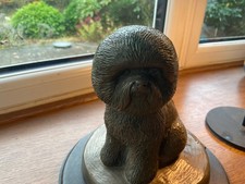 Art Dog Bichon Frise Statue 