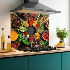 Printed glass kitchen - printed,
