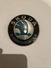 Skoda Badge Emblem 6Y9853621 Logo Roundel 8cm 