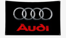Audi Workshop/Mancave Advertising Fan Flag/Banner