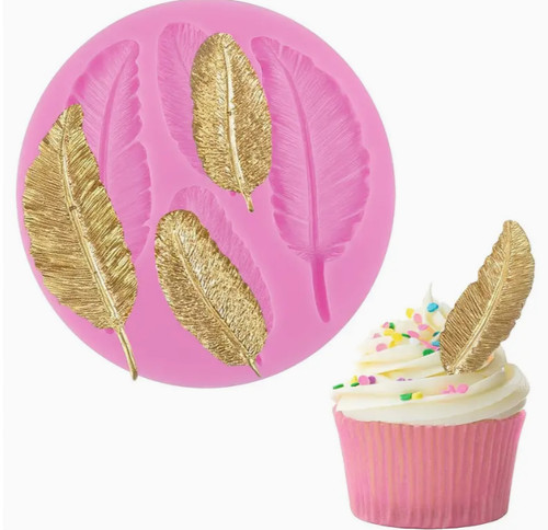 Feather silicone fondant - silicone,
