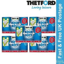Thetford Aqua Soft Chemical Toilet Paper Tissue 30 Roll Mega Pack Cassette Potti