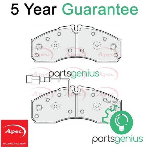 Brake pads set front apec - set,