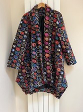 Bella Blue Swing Coat Size