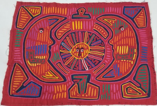Vintage traditional kuna mola - vintage,