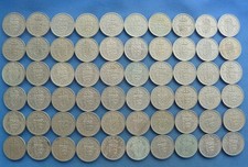 60x UK ONE SHILLING COINS