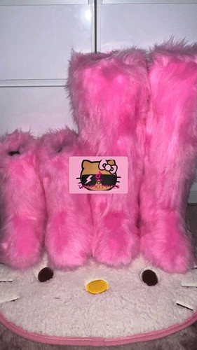 Pink y2k knee high - y2k, yeti