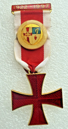 Masonic knights templar medal - masonic,