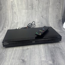Sony BDP-S360 Blu-ray Upscaling DVD Player Black + Remote Control Tested Working