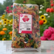 Kingsway Teddy Bears Fruit Flavour Jelly Sweets Bulk Bag 3kg Pick Mix