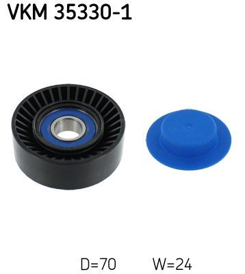 Ribbed belt deflection guide - belt, deflection/guide