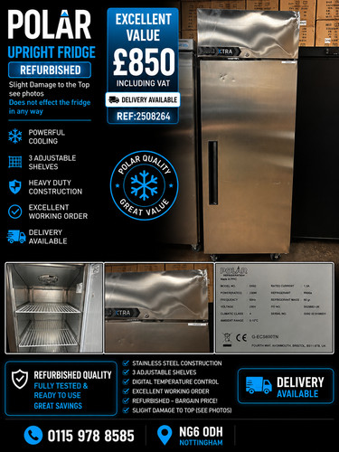 Foster upright fridge - foster,
