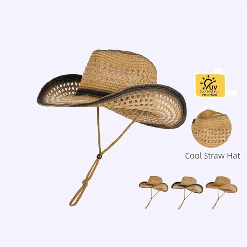 Sunscreen straw hat western - sunscreen,