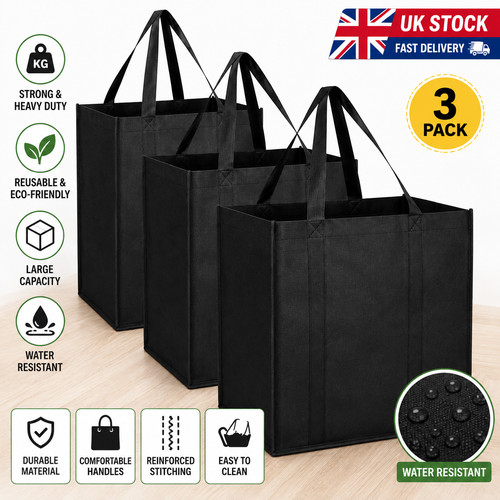 Pack large reusable shopping - 3,