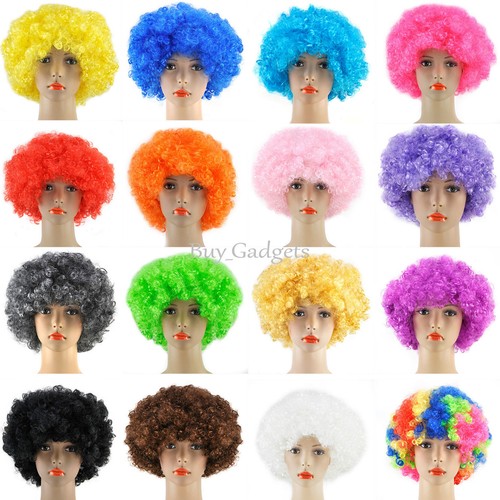 Curly afro fancy - dress, wigs
